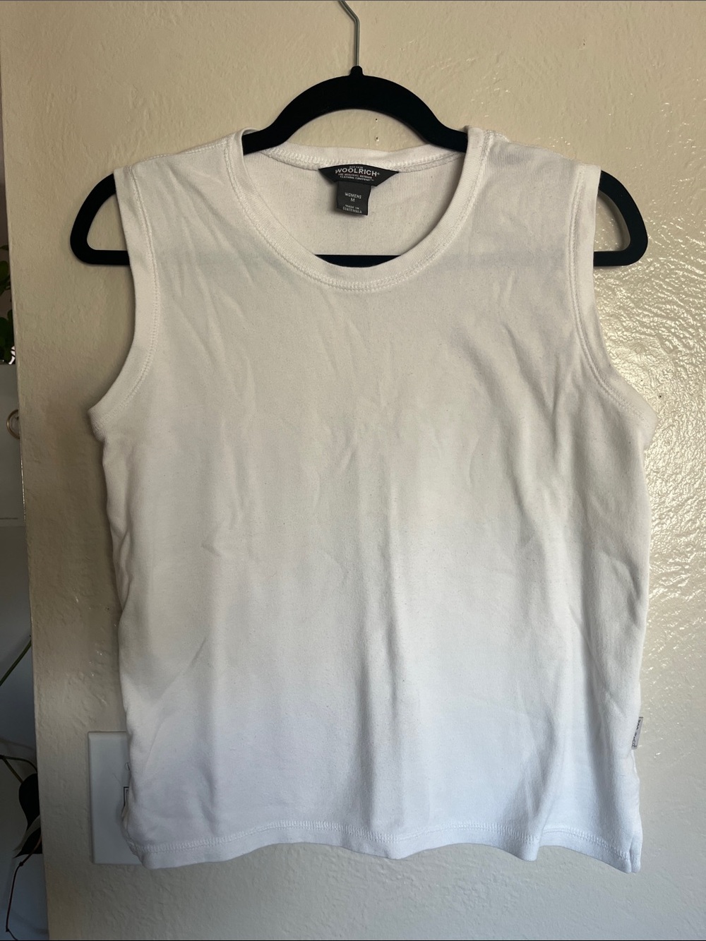 Woolrich Men’s White Crewneck Tank Top